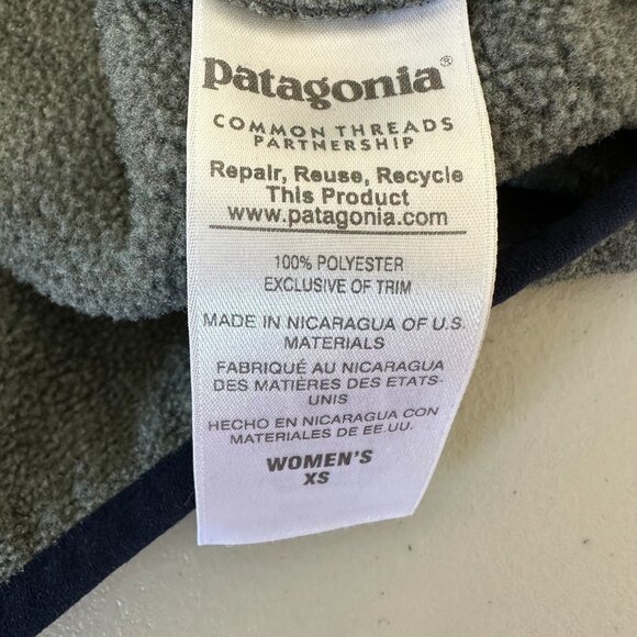 Patagonia Synchilla Snap-T Fleece Pullover XS Gray 25455 - Picture 5 of 8